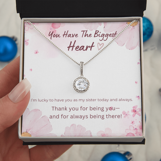 Biggest Heart Sister Pendant