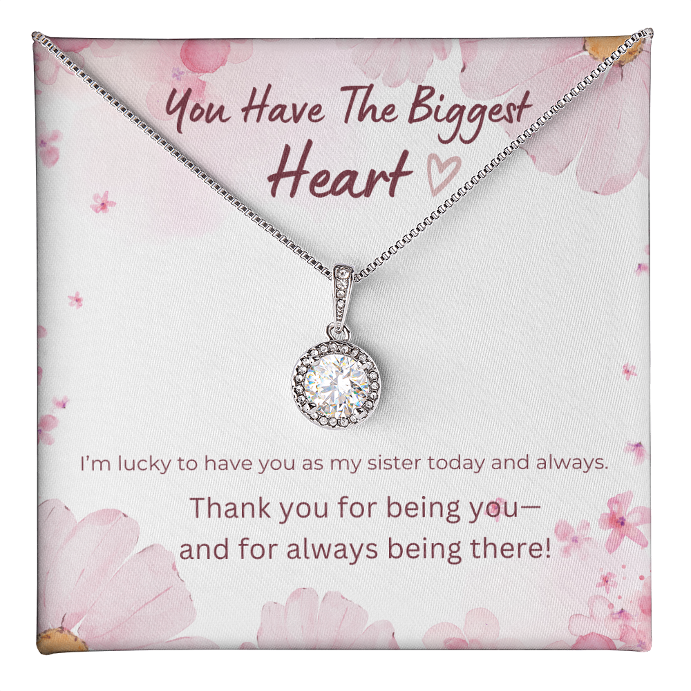 Biggest Heart Sister Pendant
